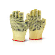 Reinforced Fingerless Dotted Glove